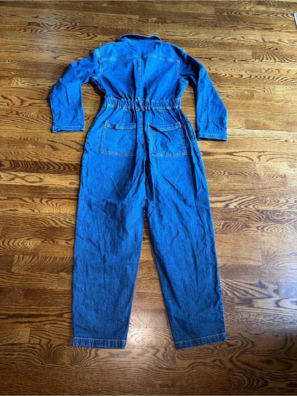 Universal Thread Denim Utility Jumpsuit Women’s Size 4 Blue Long Sleeve - Picture 7 of 7